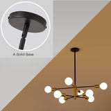 Modern Sputnik Chandelier Adjustable Light Mid-Century Pendant lighting