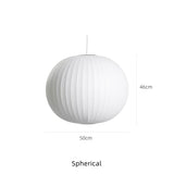 Modern White Silk Fabric Pendant Lamp Homestay Pendant Light Fixtures