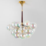 Modern Nordic Bubble Glass Chandelier – Luxury DNA Ball Pendant Light