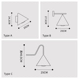 Modern Nordic Outdoor Gooseneck Wall Sconce – IP65 Waterproof Exterior Sconce with Conical Shade