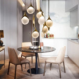 Modern Sculptural Teardrop Pendant Lamp