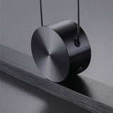 Modern Minimalist Linear LED Pendant Light - Sleek Black Island Hanging Bar Light
