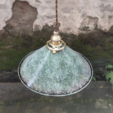 Industrial Vintage Metal Pendant Light Shade with Distressed Finish