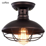 Cap Industrial Ceiling Light Ivalue Mini Semi Flush Mount Ceiling Light Fixture Matel - heparts