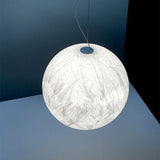 Modern Paper-Like Orb Pendant Lamp Light Fixture