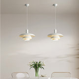 Pendant Light PH 4/3 Danish White Pendant Lamp by Poul Henningsen for Louis Poulsen