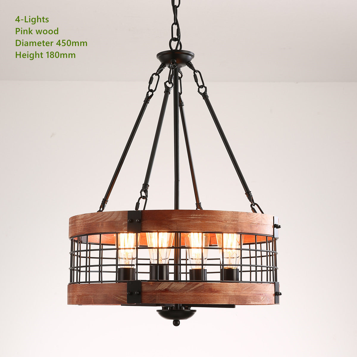 Round wooden chandelier hotsell