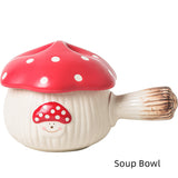 Mushroom Ceramic Series Hand-painted Printed Underglaze Ceramic Tableware Creative Dinnerware Homewares