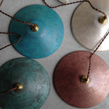 Vintage Industrial Oxidized Metal Pendant Light