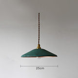 Vintage Industrial Oxidized Metal Pendant Light