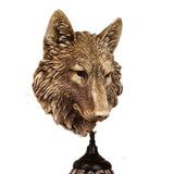 Retro Wolf's Head Decorative Wall Lamp Modeling Sconce Fixture