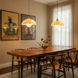 Modern Alabaster Dome Pendant Light with Brass Details & Globe