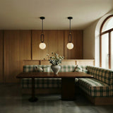 Modern Alabaster Globe Pendant Light with G9 Bulb