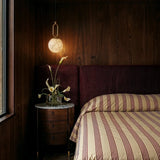 Modern Alabaster Globe Pendant Light with G9 Bulb