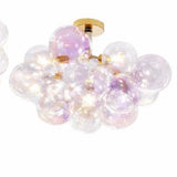 Modern Nordic Bubble Glass Chandelier – Luxury DNA Ball Pendant Light