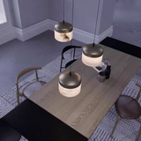 Custom Modern Alabaster LED Pendant Light – Natural Stone Hanging Lamp