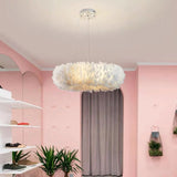 Modern Feather 50-60cm LED  Pendant Light Lamp