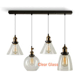 1-Light Color Gradient Pendant Light Fixture Glass Globe Electroplated Modern