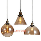 1-Light Color Gradient Pendant Light Fixture Glass Globe Electroplated Modern