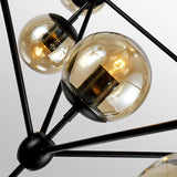 10-Light Sputnik Chandelier Ambient Light Painted Finishes Metal Glass E26/E27 - heparts