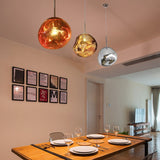 Melt Pendant Lava Irregular Shape Minimalist  Glass Pendant Light Lamp Simple Ceiling Hanging Lamp Fixture