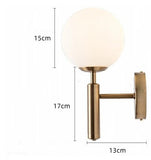 Vintage Wall Lamps Minimalist Glass Ball Lamp Wall Sconces