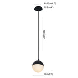 1/3/5 Light Mini Globe Pendant Light Ambient Light DIY Adjustable Black Gold E12 E14 without Bulb - heparts
