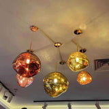 Melt Pendant Lava Irregular Shape Minimalist  Glass Pendant Light Lamp Simple Ceiling Hanging Lamp Fixture