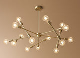15-Lights Solid Brass Lights Chandelier Ambient Light Mini Style E26/E27 - heparts