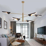 Electroplated Northern Europe Chandelier Modern Metal Molecules Pendant Lights E26/E27 - heparts