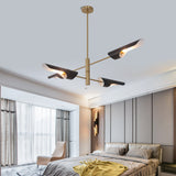 Electroplated Northern Europe Chandelier Modern Metal Molecules Pendant Lights E26/E27 - heparts