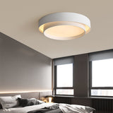 Creative Double-layer Circular Design Ceiling Lamp Italian Designer Nordic Simple Modern Small Living Room Bedroom Lighting