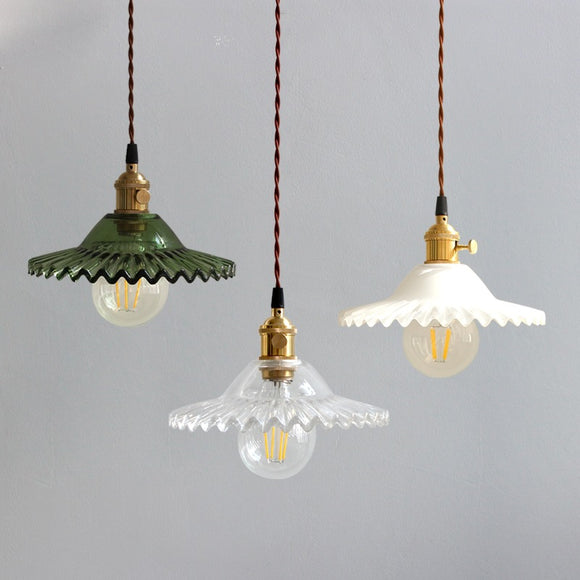 8.3 inch Macaroon Mini Color Glass Simplicity Pendant Light Ceiling Lamp Down light E26 - heparts