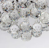 Flush Mount Lights Ambient Light Chrome Metal Crystal, Mini Style E12E14