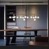 15 Lights Sputnik Chandelier Ambient Light Electroplated Metal Glass LED, New Design G4 - heparts