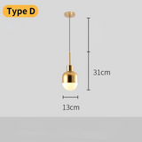 Modern Mini Metal Ambient Light Restaurant Pendant Lighting