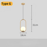 Modern Mini Metal Ambient Light Restaurant Pendant Lighting