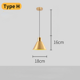 Modern Mini Metal Ambient Light Restaurant Pendant Lighting