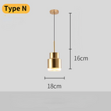 Modern Mini Metal Ambient Light Restaurant Pendant Lighting