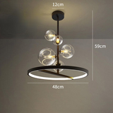Modern Circle LED With Bubble Glass  G9 Lamp