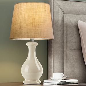 Ceramics Fabric Desk Lamp Dimmable E26/E27