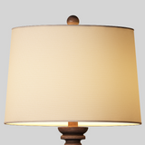 Retro Table Lamp Wood Fabric E26/E27 Dimmable