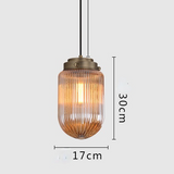 Nordic Simple Glass Chandelier Living Room Dining Room Study Bedroom Glass Iron Chandelier