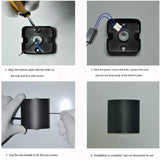 LED Outdoor&Indoor IP65 Waterproof Wall Lamp Creative Simple Modern Wall Lamp Spot Lights