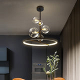 Modern Circle LED With Bubble Glass  G9 Lamp