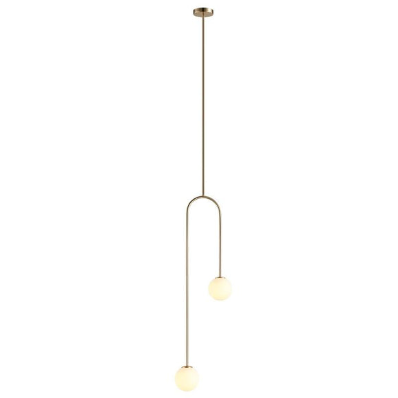 2-Light Simplicity Geometric Pendant light Ambient Light l G9 - heparts