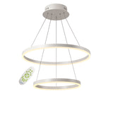 2-Lights Circle Modern Acrylic Simplicity LED Chandeliers Two laps LED Integrated