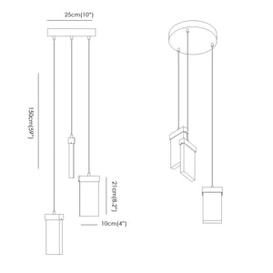 2020 Customizable Cube Crystal LED Integrated Chandelier Dimmable Pendant Lighting Kitchen