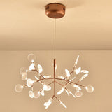 Unique Firefly Branched Sputnik Pendant Light Chandelier Ambient Light Candle Style LED - heparts