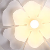 Modern Minimalist White Flower Ceiling Pendant Lighting